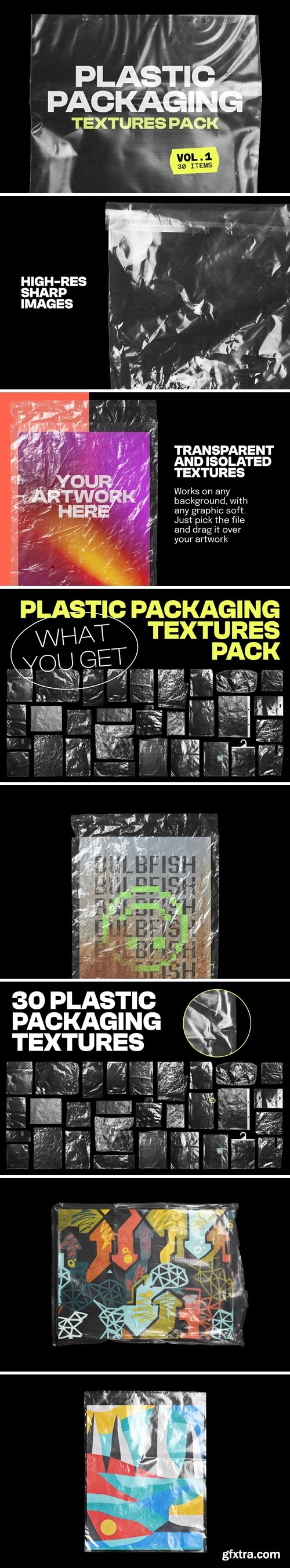 Plastic Packaging Vol.1 - 30 Textures Pack