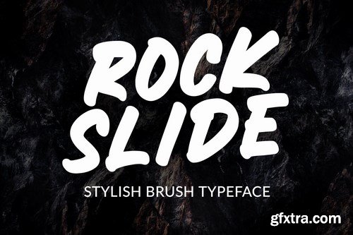 RockSlide - Stylish Brush Typeface Font