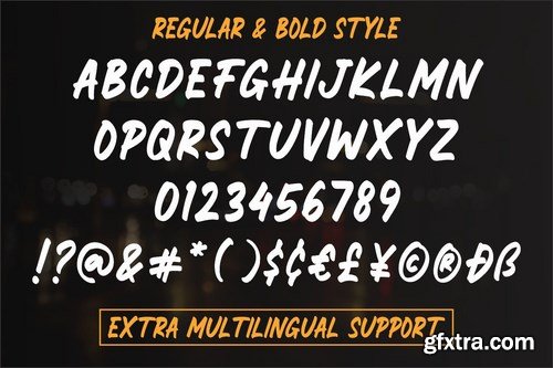 RockSlide - Stylish Brush Typeface Font