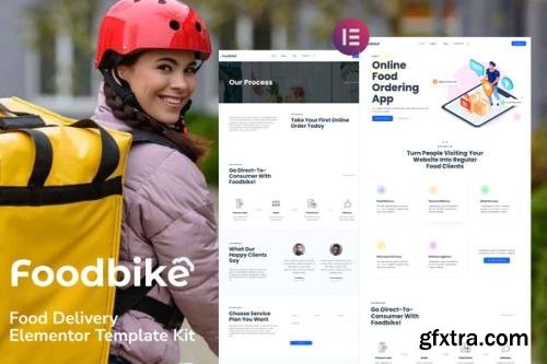 ThemeForest - Foodbike v1.0.0 - Food Delivery Elementor Template Kit - 33941556