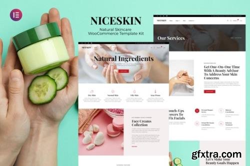 ThemeForest - Niceskin v1.0.0 - Natural Skincare Elementor Template Kit - 34041020