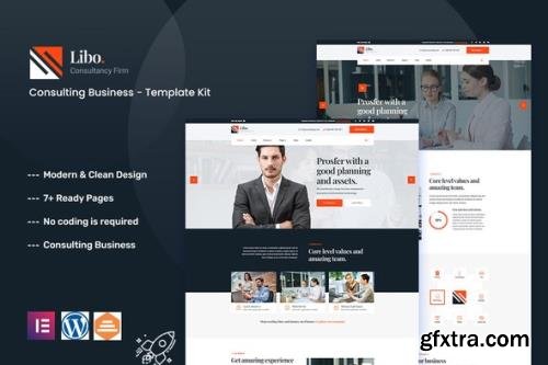 ThemeForest - Libo v1.0.0 - Consulting Business Elementor Template Kit - 34040725