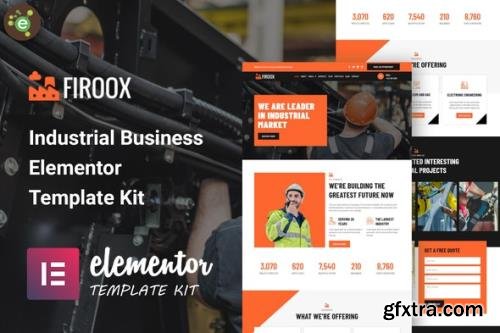 ThemeForest - Firoox v1.0.0 - Industrial Business Elementor Template Kit - 34002687