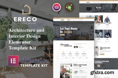 ThemeForest - Ereco v1.0.0 - Architecture & Interior Design Elementor Template Kit - 34003025