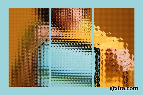 CreativeMarket - Refrakt - 12 Patterned Glass Effects 6367345