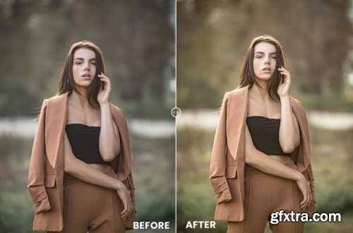 Brown Yellow Tones Action & Lightroom Preset