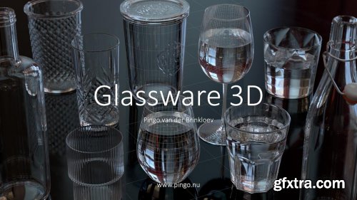 Glassware 3D by Pingo van der Brinkloev