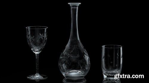 Glassware 3D by Pingo van der Brinkloev