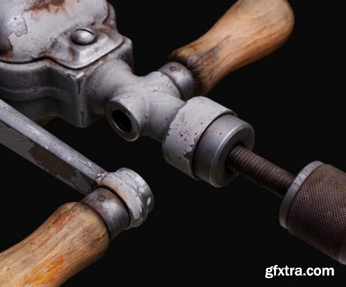 Hand Drill - Substance Painter - Jason Ord