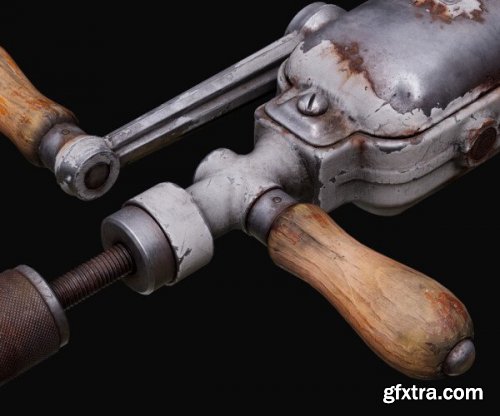 Hand Drill - Substance Painter - Jason Ord