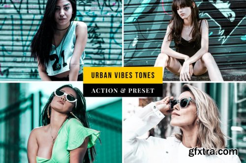 Urban Vibes Tones Action & Lightroom Preset