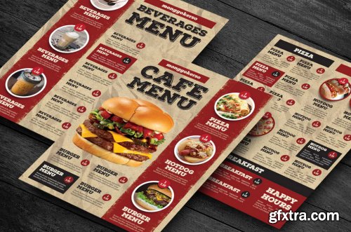 Rustic Cafe Menu