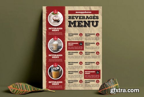 Rustic Cafe Menu