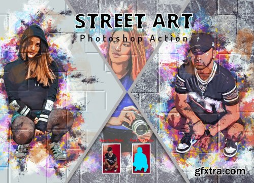 CreativeMarket - Street Art Photoshop Action 6464321