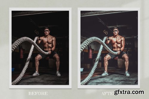 CreativeMarket - Fitness Lightroom Presets Photoshop 6470134