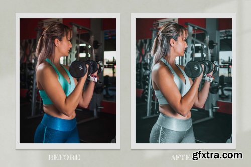 CreativeMarket - Fitness Lightroom Presets Photoshop 6470134