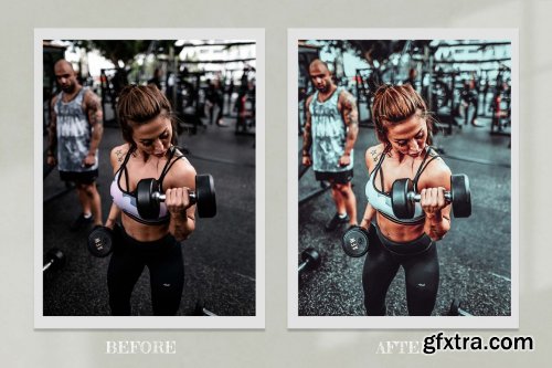 CreativeMarket - Fitness Lightroom Presets Photoshop 6470134