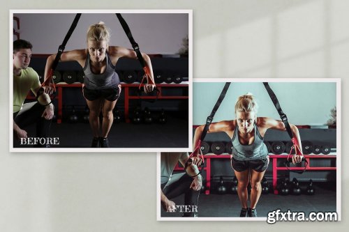 CreativeMarket - Fitness Lightroom Presets Photoshop 6470134