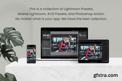 CreativeMarket - Fitness Lightroom Presets Photoshop 6470134