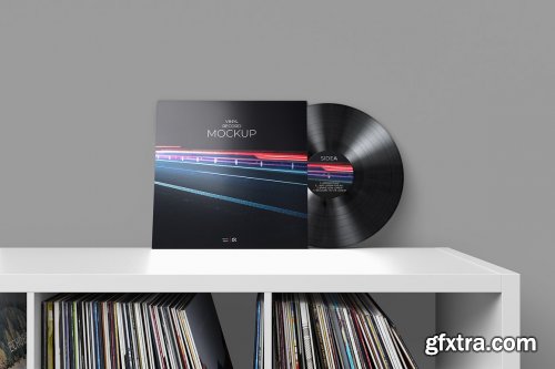 CreativeMarket - Vinyl Record Mockup 4 5970195