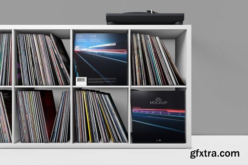 CreativeMarket - Vinyl Record Mockup 4 5970195