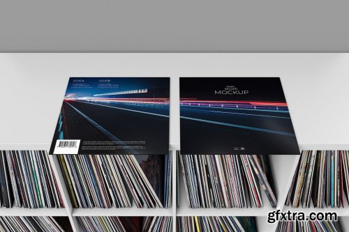 CreativeMarket - Vinyl Record Mockup 4 5970195