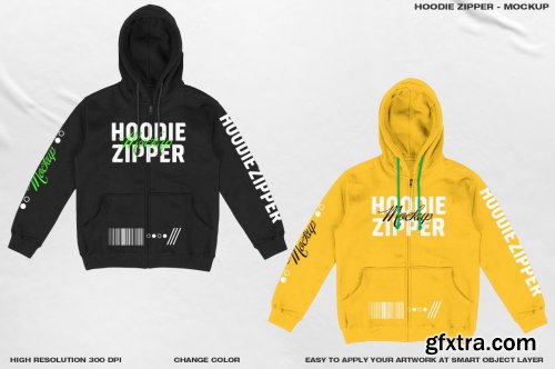CreativeMarket - Hoodie Zipper - Mockup 6414614