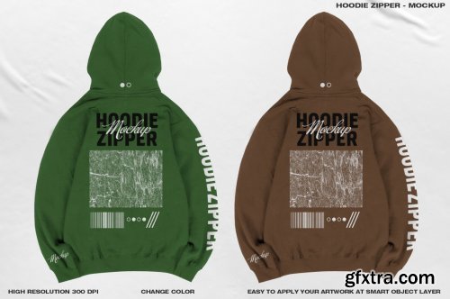 CreativeMarket - Hoodie Zipper - Mockup 6414614