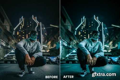 Blue Night Action & Lightrom Presets