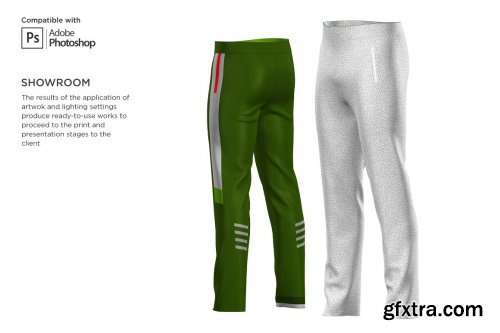 CreativeMarket - 3D Training Pants Mockup 6365884