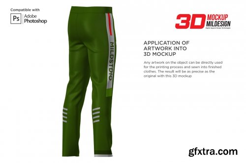 CreativeMarket - 3D Training Pants Mockup 6365884