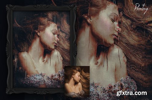 CreativeMarket - Painting Photoshop Action 6399858