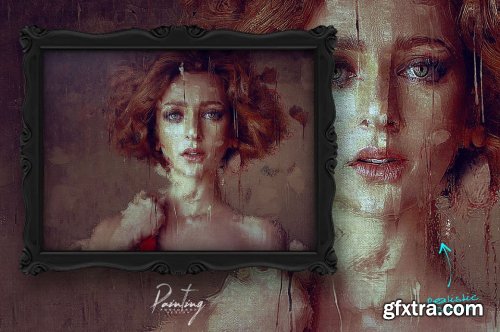 CreativeMarket - Painting Photoshop Action 6399858