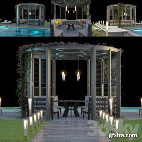 Gazebo and Swimming Pool # 6