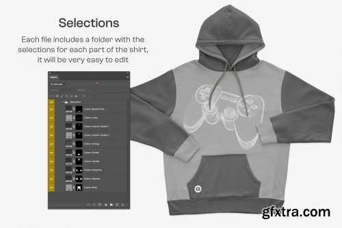 CreativeMarket - IND5000 Heavyweight Hoodie Mockups 6466505