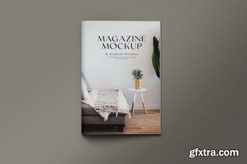 CreativeMarket - Magazine - A4 Brochure Mockups 6428586