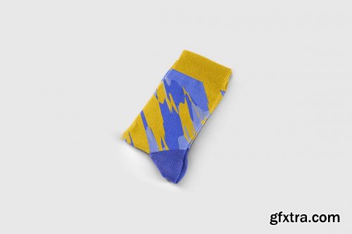 CreativeMarket - Socks Set Mockup 6178864