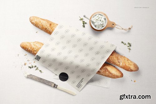 CreativeMarket - Noissue Food Safe Paper Mockup Set 6387948