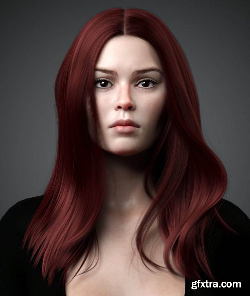 Lynna Hair For Genesis 8 Female(s)