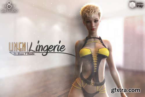 Linen Lingerie for Genesis 8 Females