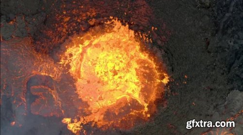 Top Down View Of Volcano Cone 991690