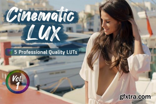 CreativeMarket - Cinematic LUX - 5 video LUTs 6422000