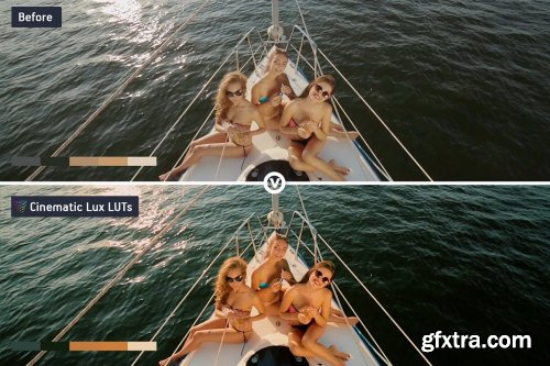 CreativeMarket - Cinematic LUX - 5 video LUTs 6422000