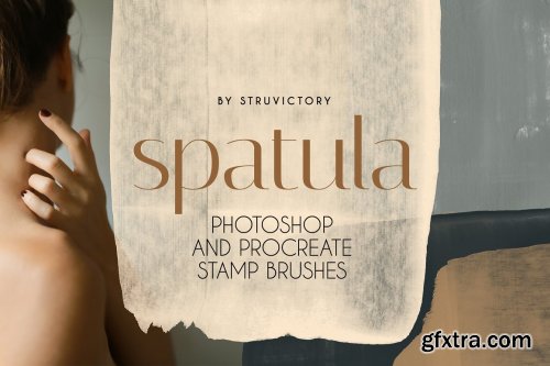 CreativeMarket - Spatula PS & Procreate Stamp Brushes 6425198