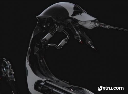 Cyber Scorpion Bot 3D Model