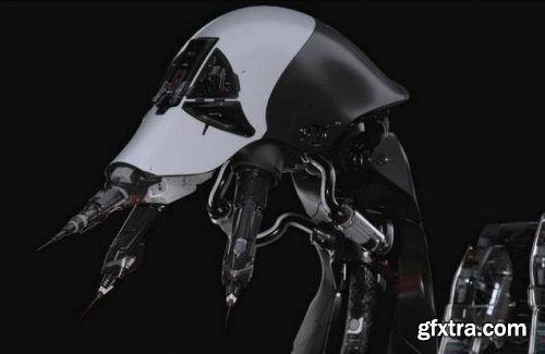 Cyber Scorpion Bot 3D Model