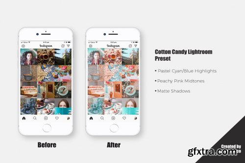 CreativeMarket - Cotton Candy Lightroom Presets 4807192