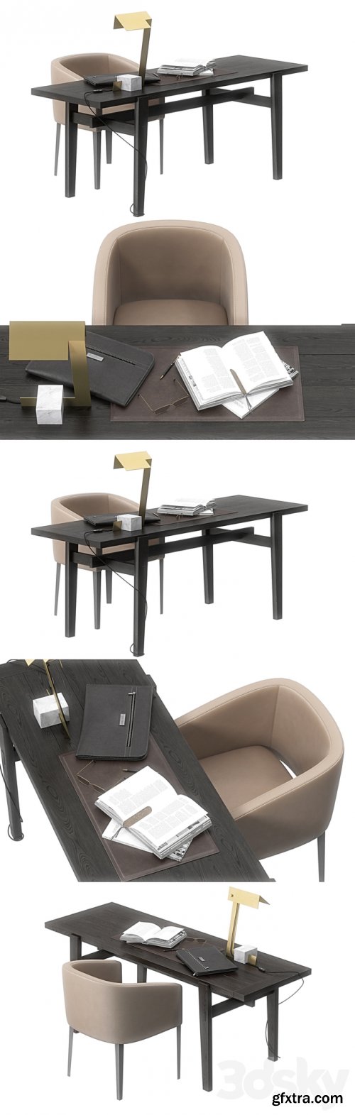 Poliform Home Hotel Desk Set 