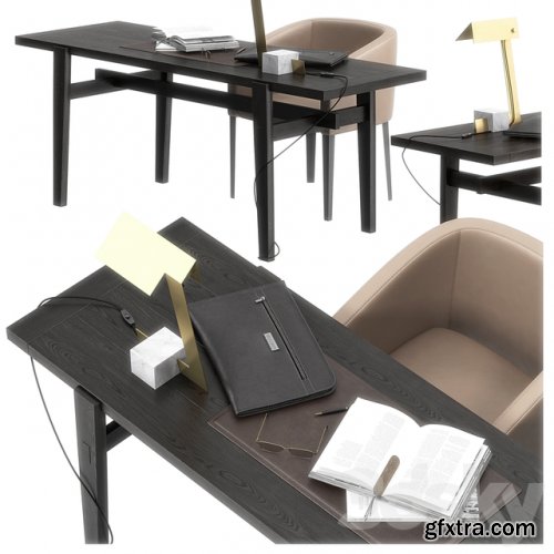 Poliform Home Hotel Desk Set 