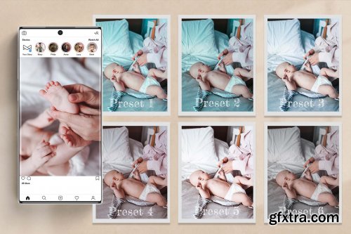 CreativeMarket - Baby Lightroom Photoshop LUTs 6520693